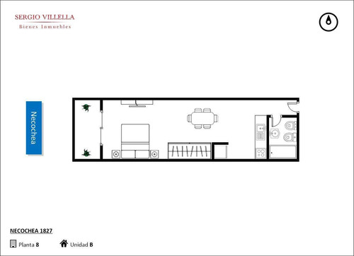 Imagen 2 de 16 de Necochea 1800 - Departamento Monoambiente En Venta - Rosario