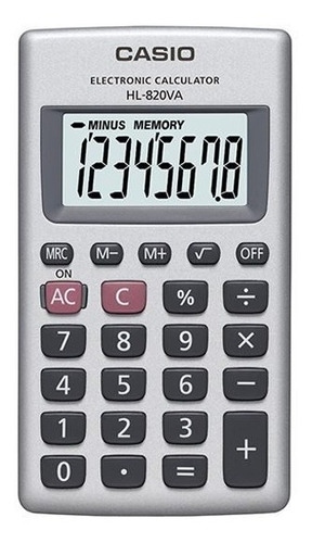 Calculadora Casio Hl-820va-s-mh Básica 8 Digitos /vc