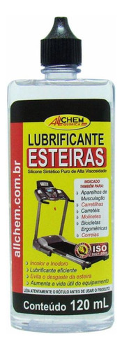 Lubrificante De Esteiras Silicone Sintético Puro 120ml