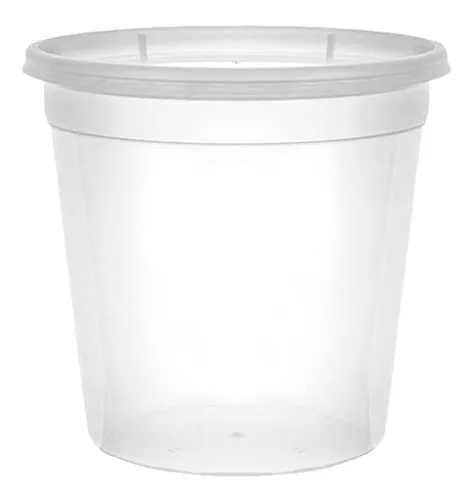 comprar Envase Plástico Transparente, 24 Onzas, Sopera, Arroz Chino