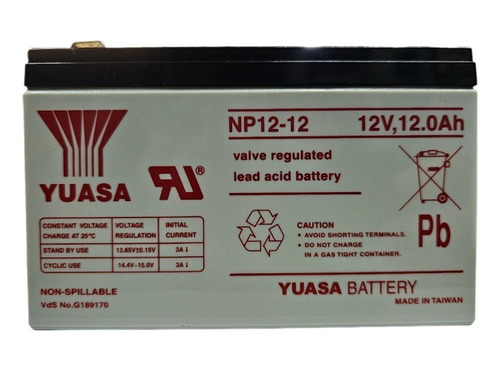 Bateria Recargable Yuasa Np12-12 12v 12ah Taiwan (original)