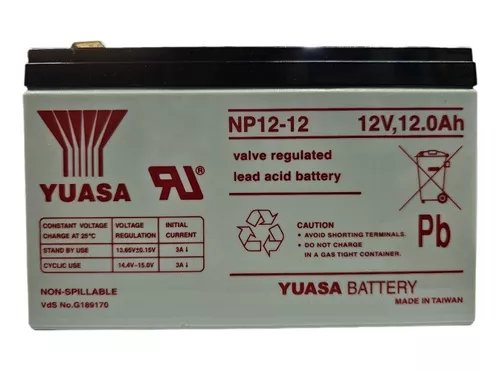 Batería Yuasa NP12-12 12Ah 12V