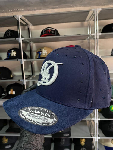 Gorra Los Angeles Waycap Malla Semi Curva Azul Marino Ajustable