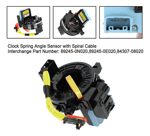 Sensor De Ángulo Resorte Reloj Para Toyota Sienna 2011-2014