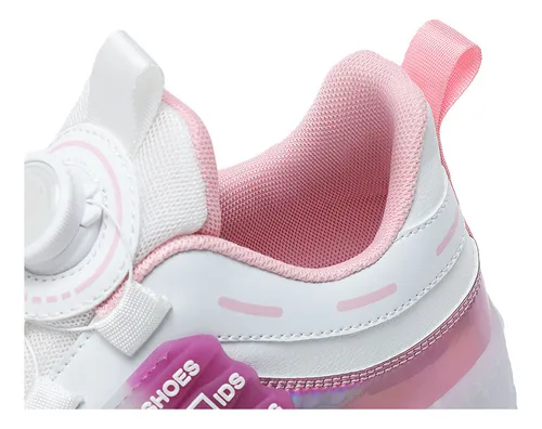 L Patines Led Rosa Recargables De Dos Ruedas Para Chicas