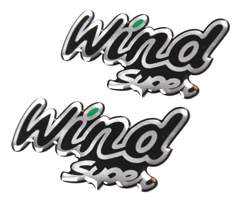Par Adesivo Emblema Corsa Wind Super Resinado Ws012 Fgc
