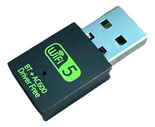 Adaptador Para Pc Usb 2x1 Receptor 600mb 5g Wifi + Bluetooth