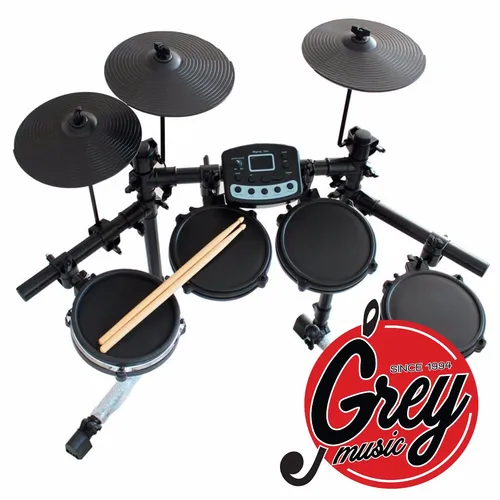 Bateria Electronica Ringway Td82 8 Pads - Grey Music -
