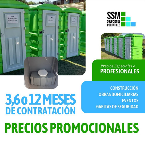Baño Químico Alquiler Zona Norte Obra O Evento