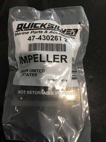Impeler Mercury Verado Optimax Efi