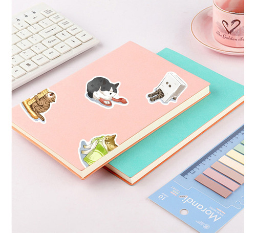 - Calcomanías De Dibujos Animados De Gato Kawaii For Niños C