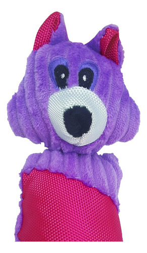 Brinquedo Para Cachorro Pelúcia Com Apito Raposa Savana Pet