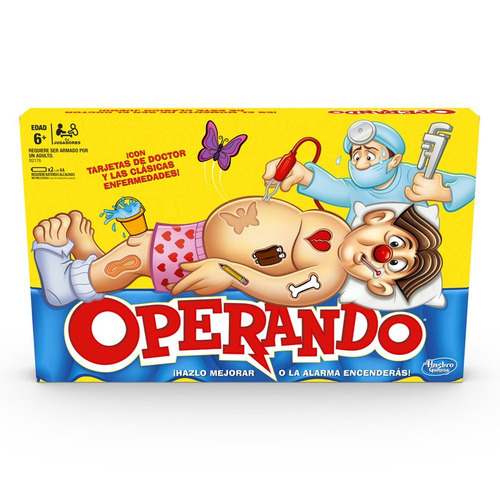 Imagen 3 de 5 de Juego de mesa Operando Hasbro B2176