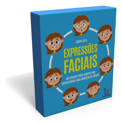 Expressões faciais: 40 frases para completar escolhendo uma imagem de rosto, de Reis, Carine. Editorial Editora Urbana Ltda em português, 2021