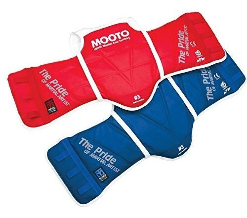 Mooto Wtf Approved Taekwondo Chest Guard Reversible Hogu 1 A