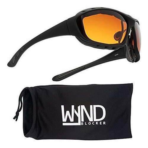Gafas De Sol - Wynd Blocker Large Airdam Sunglasses Motorcyc
