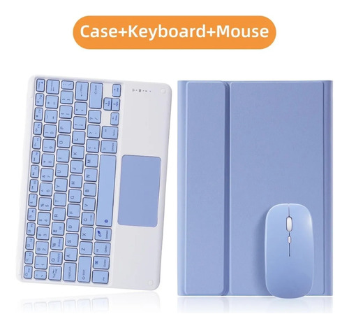 Funda De Tableta Con Teclado Táctil Para Samsung Galaxy Tab