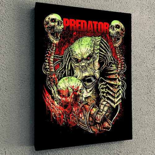 Cuadro De Pelicula Predator Skulls