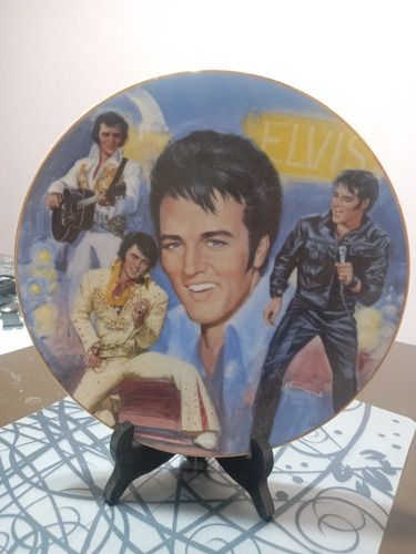Figura De Coleccion, Decorativo En Pocelana Elvis Presley