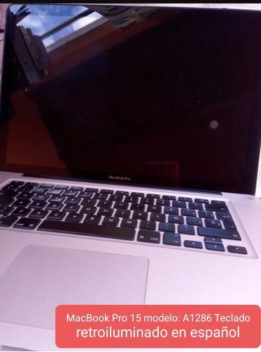Teclado Macbook Pro 15 Español Retroiluminado Modelo: A1286