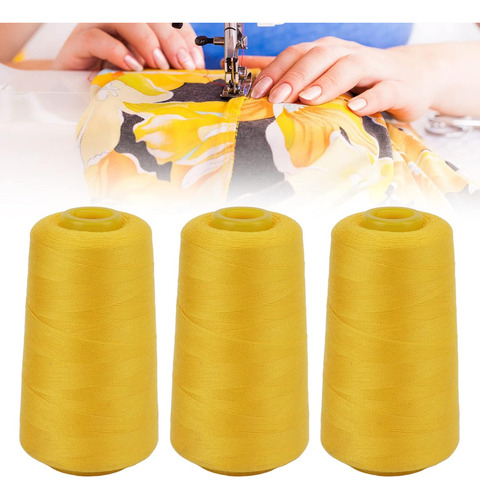 Hilo De Coser Overlock De 3 Uds, Hilo De Cono Amarillo ...