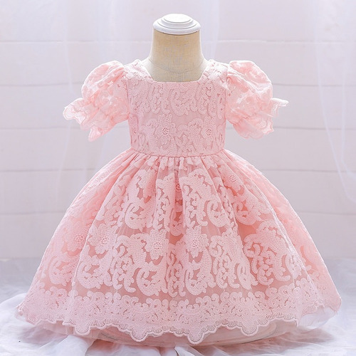 Vestido De Niña De Fiesta Mini-mi Modelo Zara Rosa