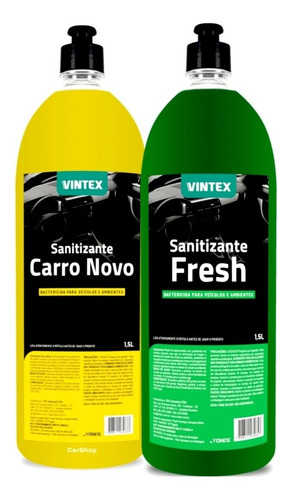 Kit 2 Odorizadores Aromatizante Cheirinho Sanitizante Vintex