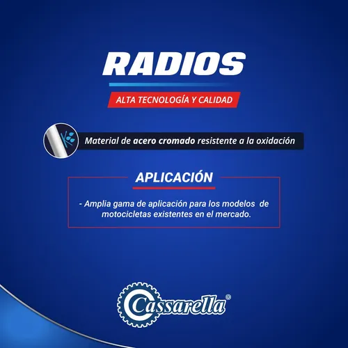 Radio Calibre 9x230 Cassarella Del.dr200/ts125cn F.d/dr650/x