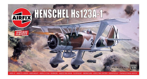 Avion A Escala Henschel Hs123a-1 Airfix 1:72