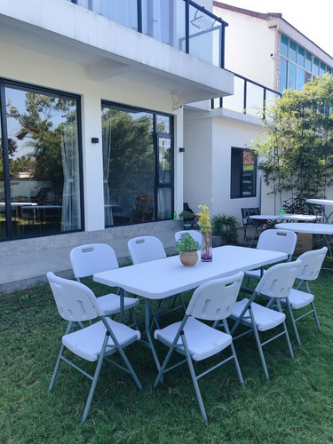 Mesa Plegable 1.80m Jardin Camping Exterior Comedor