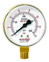 Comprar Manómetro Enzo Zg-29 2.5  Oxígeno 0-200 Psi