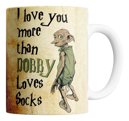 Taza De Ceramica - Dobby - I Love You