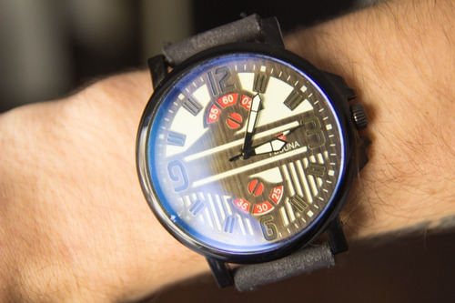 Reloj Hombre Fbs Mech Buen Porte Minimal Modelos Grandes