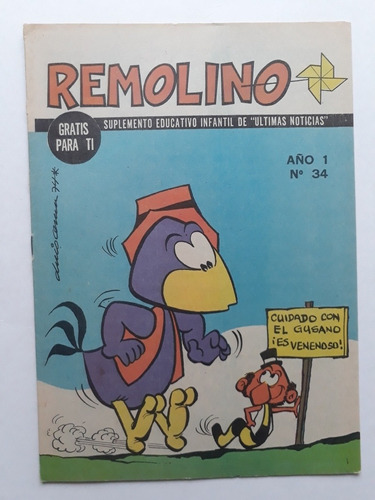 Revista Remolino 34 . Suplemento De Diario  Últimas Noticias