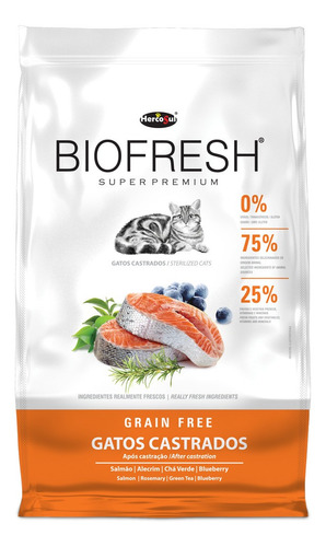 Comida Para Gato Biofresh Gato Castrado 7,5 Kg + Regalo