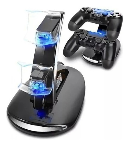 Carregador Controle Ps4 Compatível Play 4 Com Led