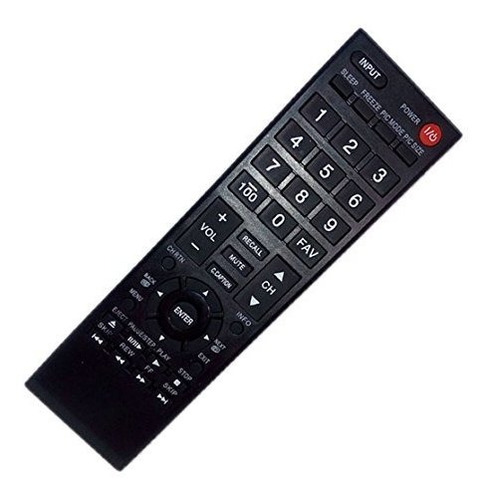 Reemplazo El Control Remoto Compatible Para Toshiba 32l2400u