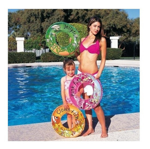 Imagen 5 de 6 de Flotador Estampado Verde 51 Cms Bestway
