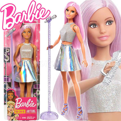 Muñeca Barbie Profesiones Estrella Pop Cantante Original