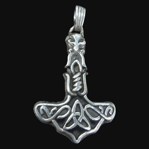 Mjolnir Martillo De Thor Vikingo En Plata 5 Cm 12 Gr Art 130