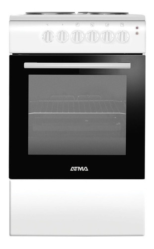 Cocina Atma CCE3110 eléctrica 4 hornallas  blanca 220V puerta con visor