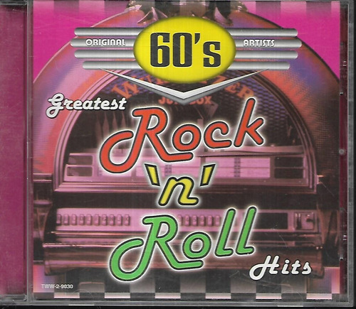 60's Greatest Rock 'n' Roll Hits Pack 3 Cd Importado Canada
