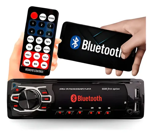 Radio Automotivo Sem Toca Cd Mp3 Player Bluetooth Usb Sd