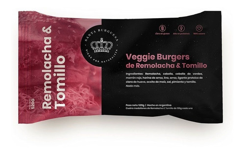 Hamburguesas Veganas Santa Burguesa