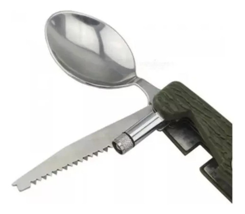 Cuchara - Tenedor - Cuchillo Y Multisos 11 Funciones