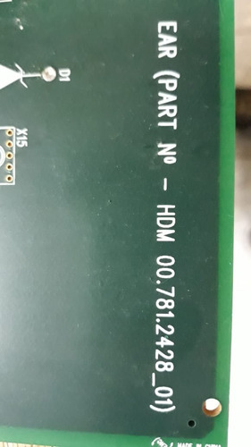 Back Plane Ear Hdm 00.781.2428_01 Ssrhdm 00.781.2753/01
