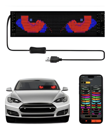Cartel Led Flexible Para Auto 34.8*10.2cm A-771-1 X1