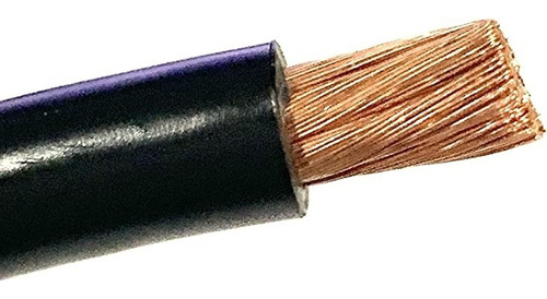 Cable Batería Iconel, N° 6 Negro, 100% Cobre.