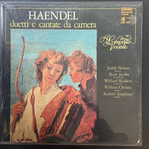 Vinilo Haendel -  Duetti E Cantate Da Camera Che Discos