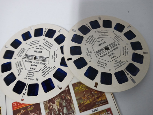 7k Mexico 03 Discos Para View Master Antiguo 1966